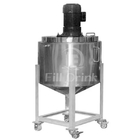 Lini Produksi Minuman Ringan SUS Emulsifying Homogenizer Electric Steam Mixing Tank Dengan Agitator