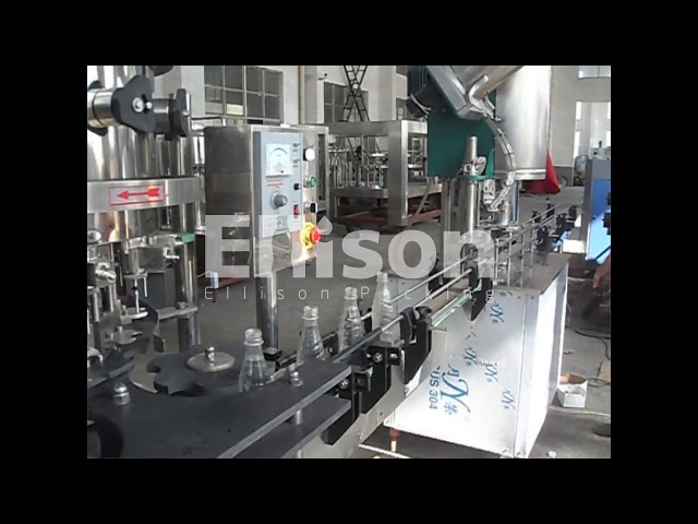 Cina Paket Mesin Pengisian Capping Dan Pelabelan Minuman CSD Semi Otomatis Dijual
