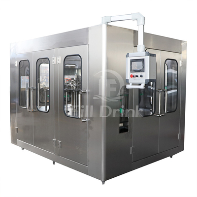 4000BPH Mesin Pengisian Minuman Berkarbonasi 3 In 1 Monoblock Bottling Machine Precise Valve